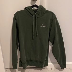 Men’s Ovadia & Sons Green Heavyweight Hoodie: SIZE M